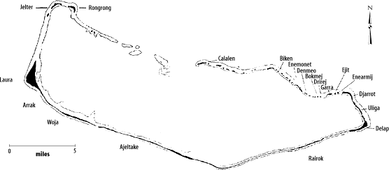Map of Majuro Atoll (Source: Office of Planning and Statistics 1989